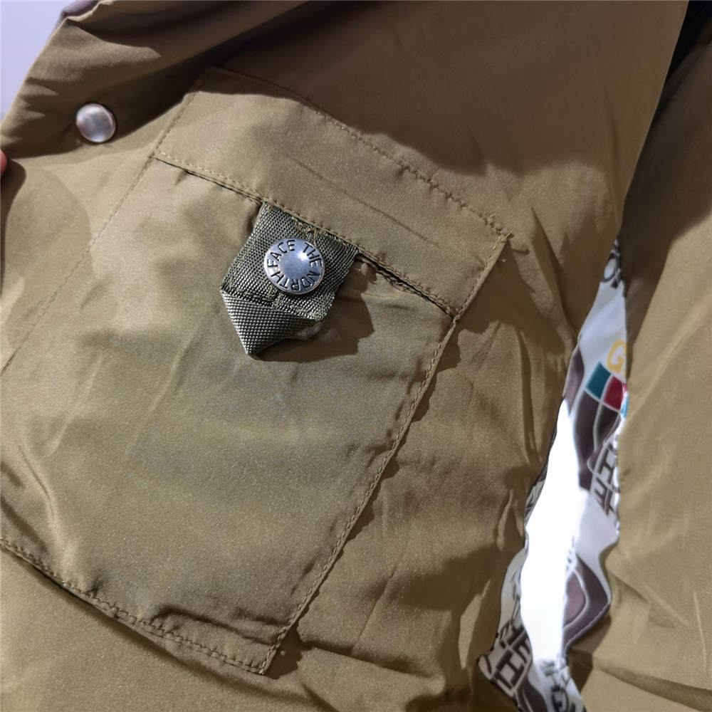 The North Face x Gucci Down Vest 'Ivory/Brown'
