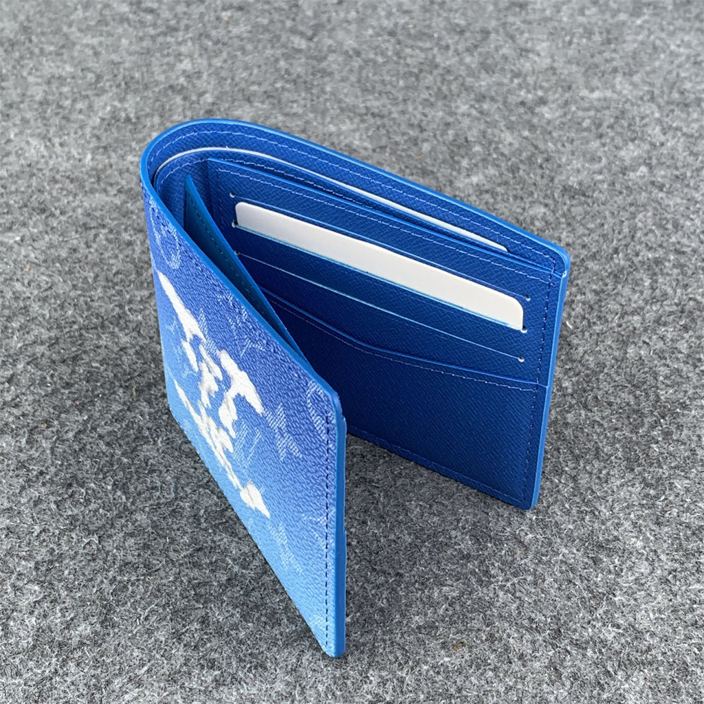 LV Slender Wallet Clouds 'Blue'