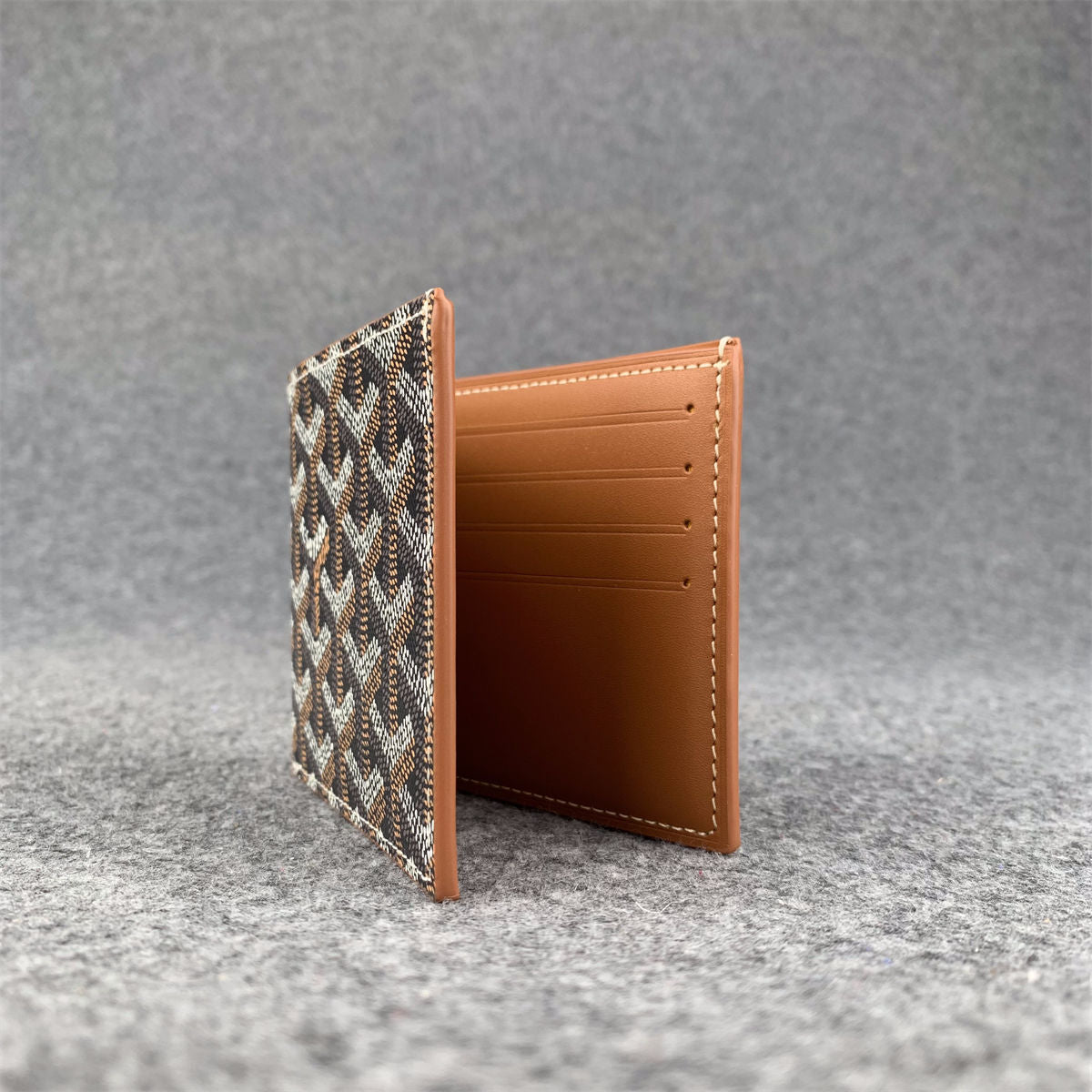 Goyard SLOT WALLET  'BLACK TAN'