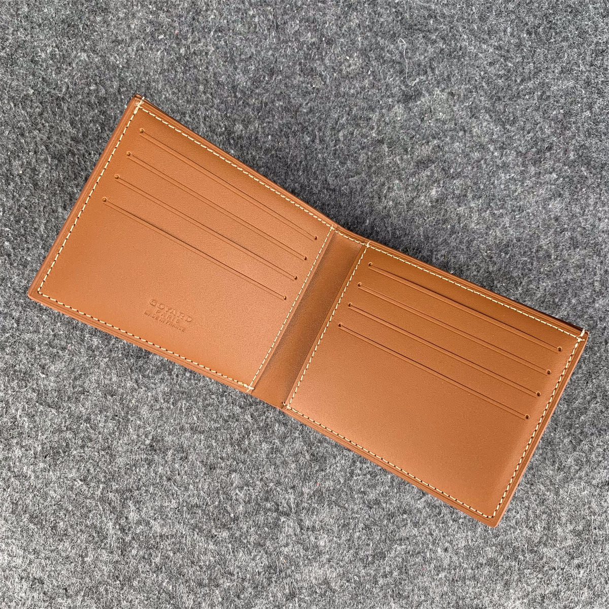 Goyard SLOT WALLET  'BLACK TAN'