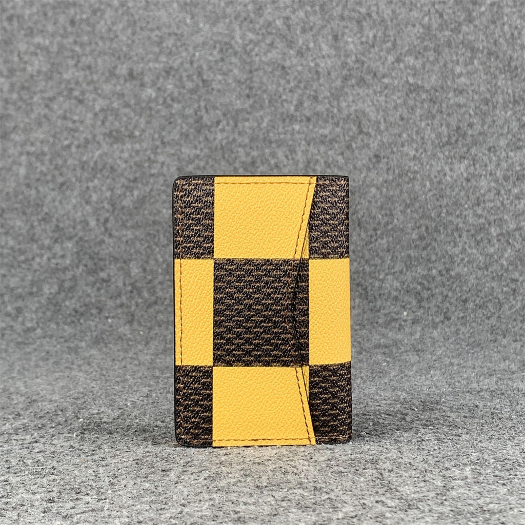 LV Brazza Wallet Damier 'Pop Yellow'