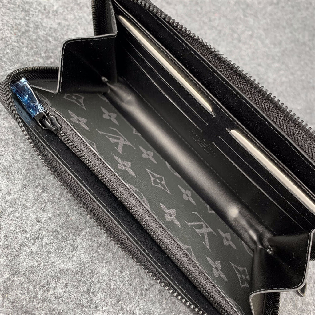 LV Horizontal Zippy Wallet 'Black'