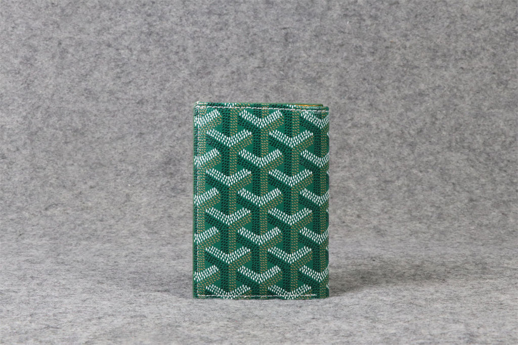Goyard Canvas Saint Marc Card Wallet 'Green'