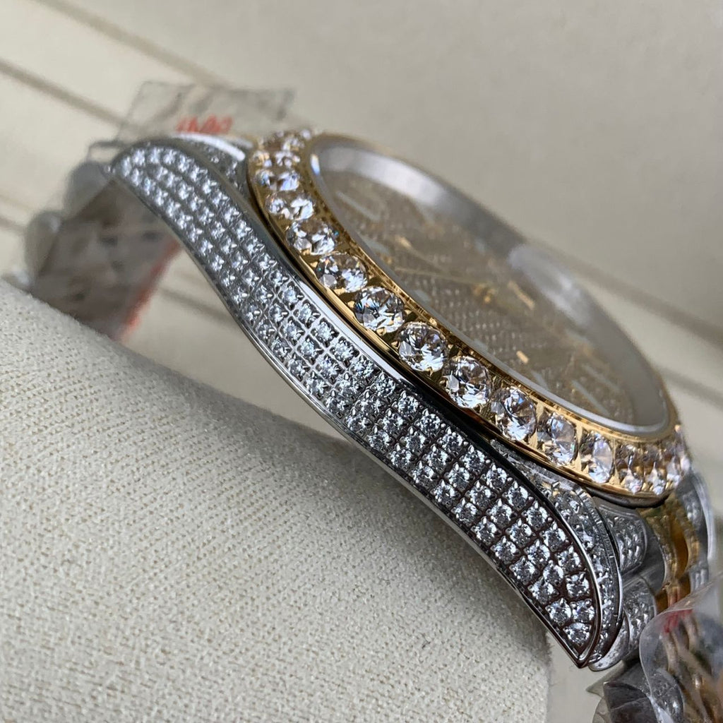 Diamond & Yellow Gold 41MM Watch
