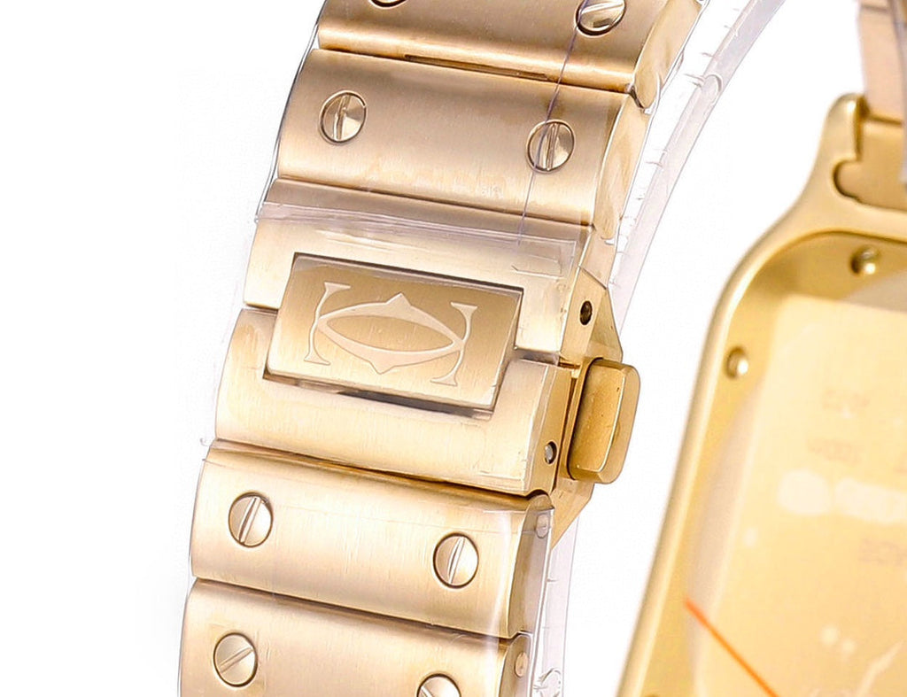 Santos Yellow Gold 39.8MMx47.5MM Watch (WGSA0029)