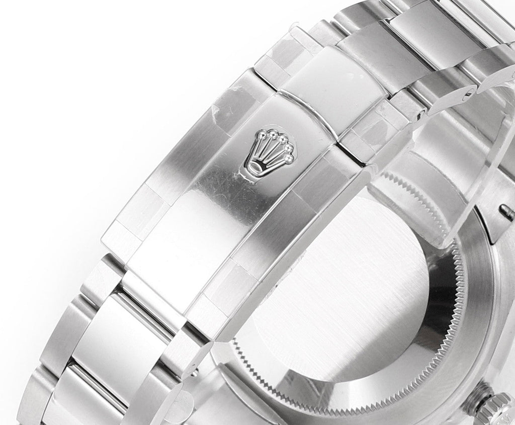 Steel & White 41MM Watch