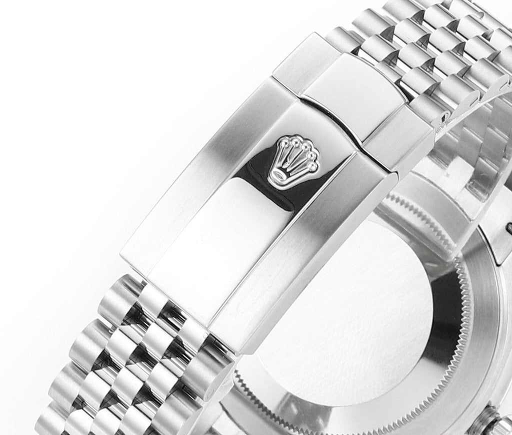 Stainless Steel & White 41MM Watch