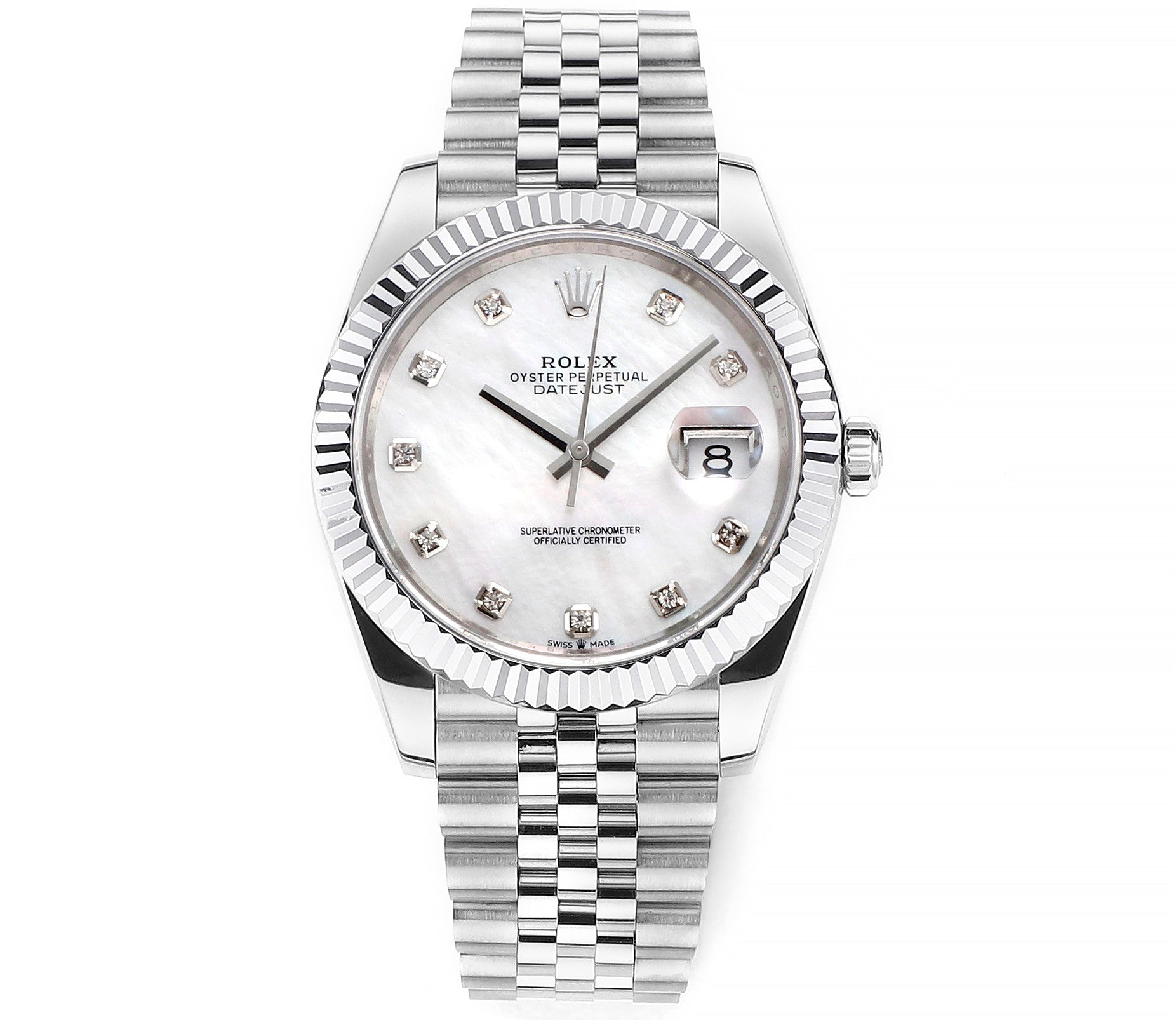MOP Stainless Steel 41MM Watch