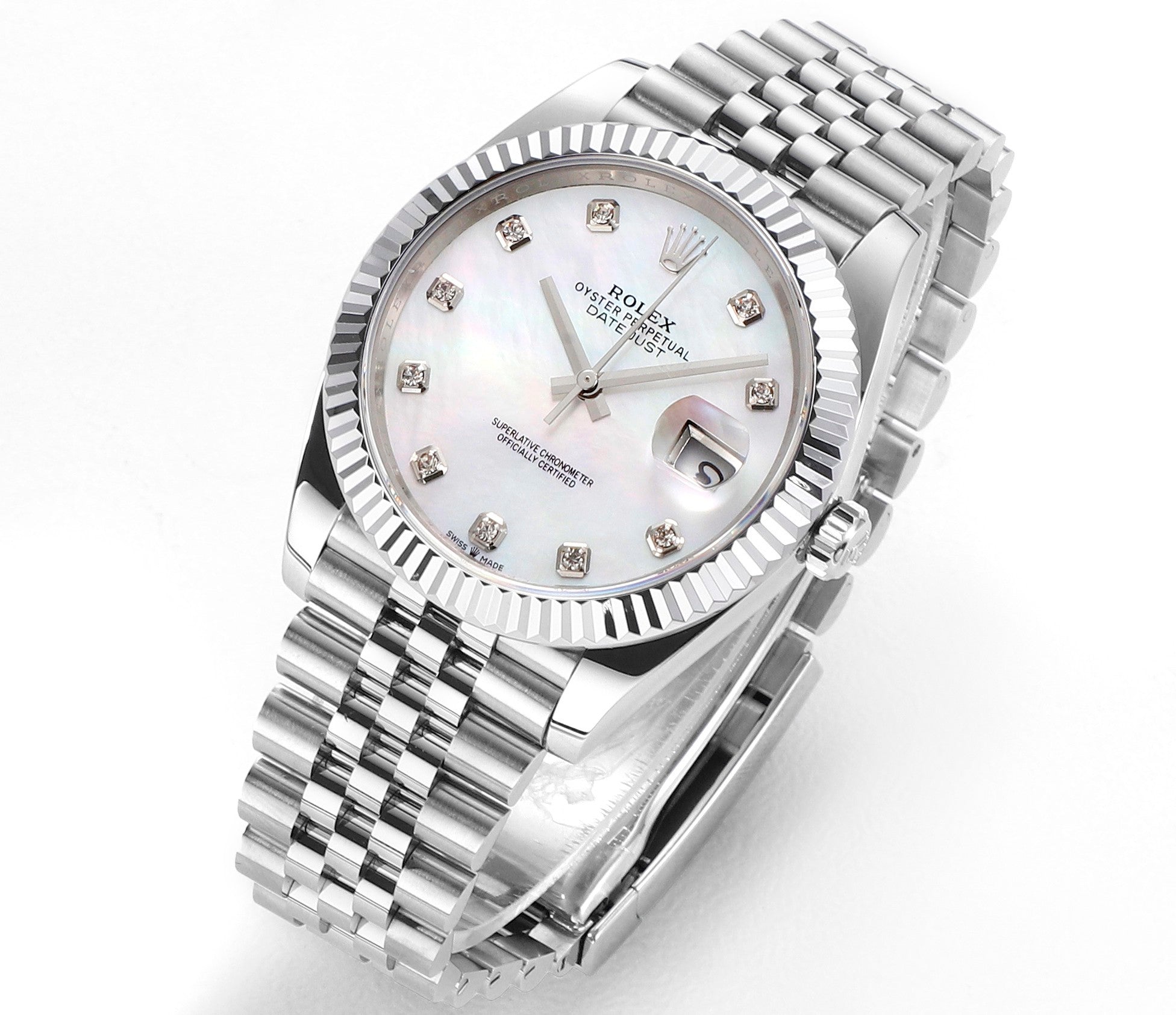 MOP Stainless Steel 41MM Watch