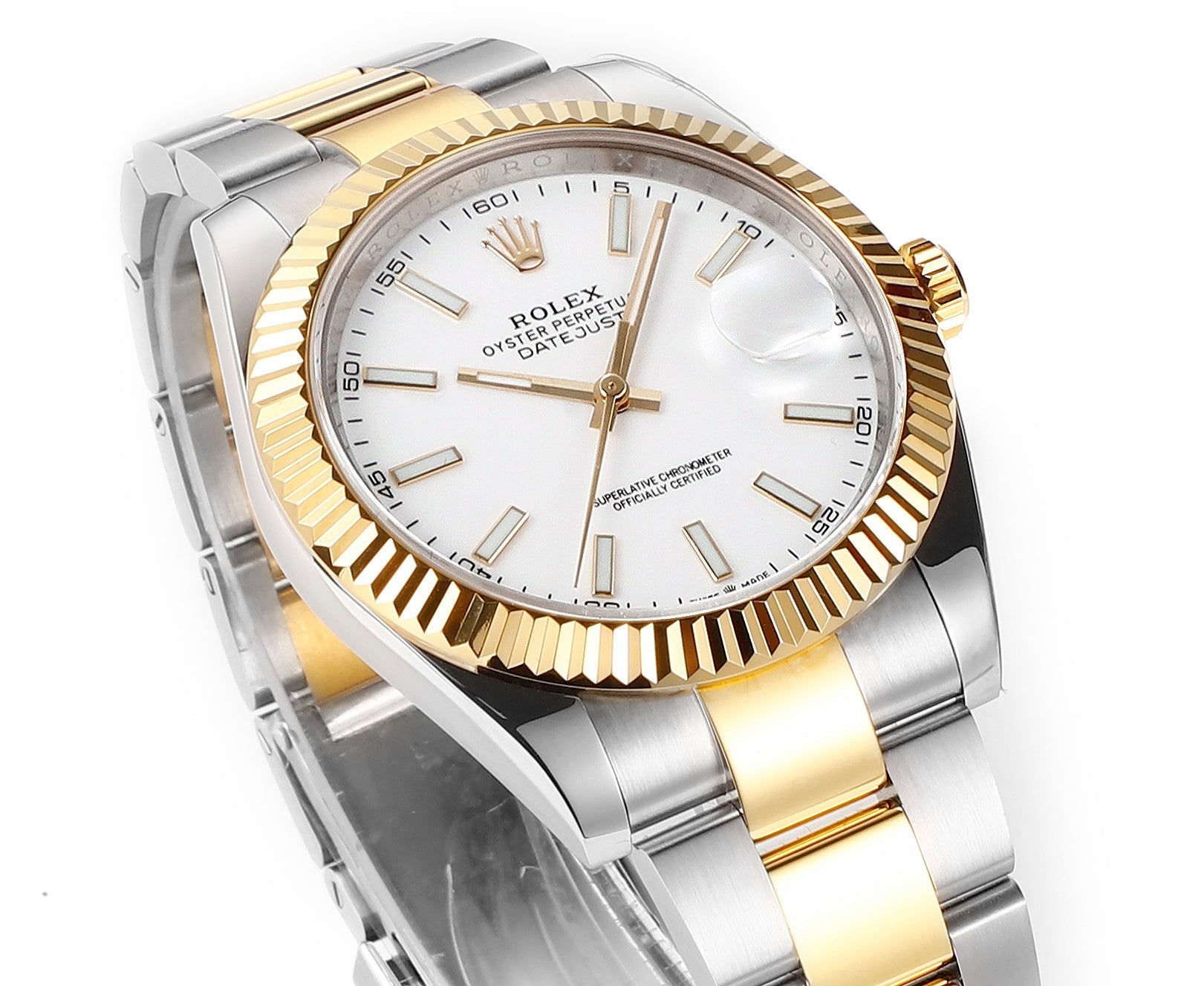 Yellow Gold & Steel White 41MM Watch