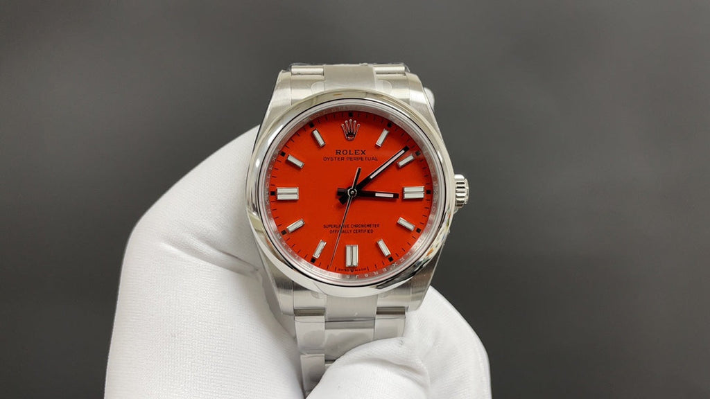 Coral Red 36MM Watch