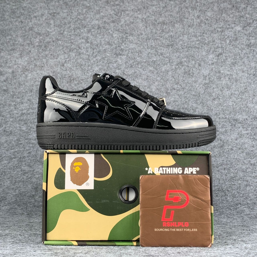Bapesta Low 'Patent Black'
