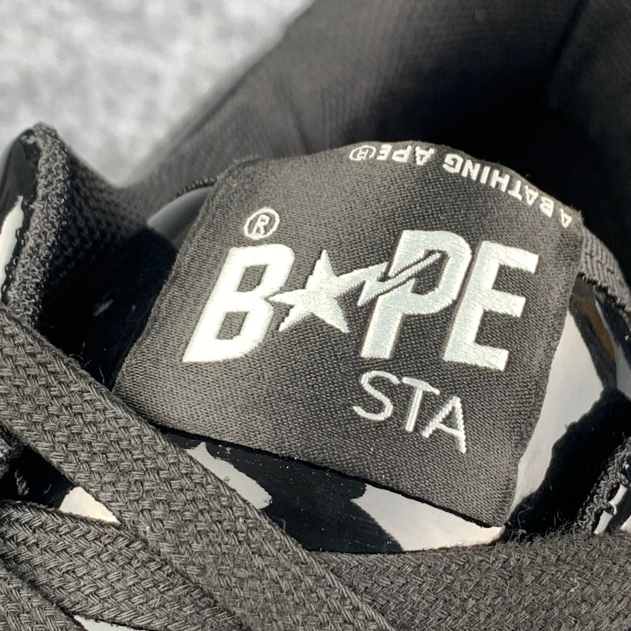 Bapesta Low 'Patent Black'