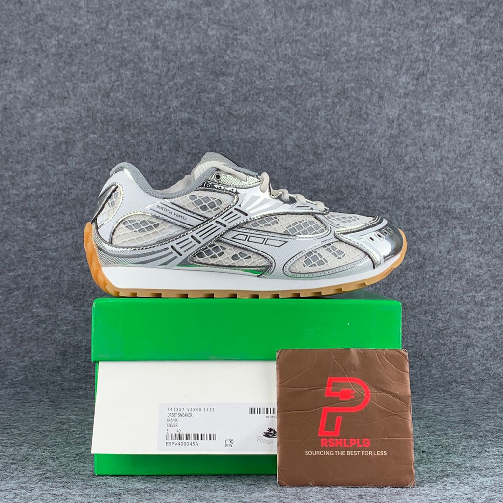 Bottega Veneta Orbit Sneaker 'Silver White'
