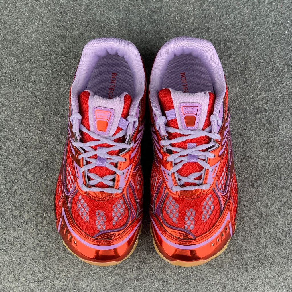 Bottega Veneta Orbit Sneaker 'Metallic Red & Wisteria'