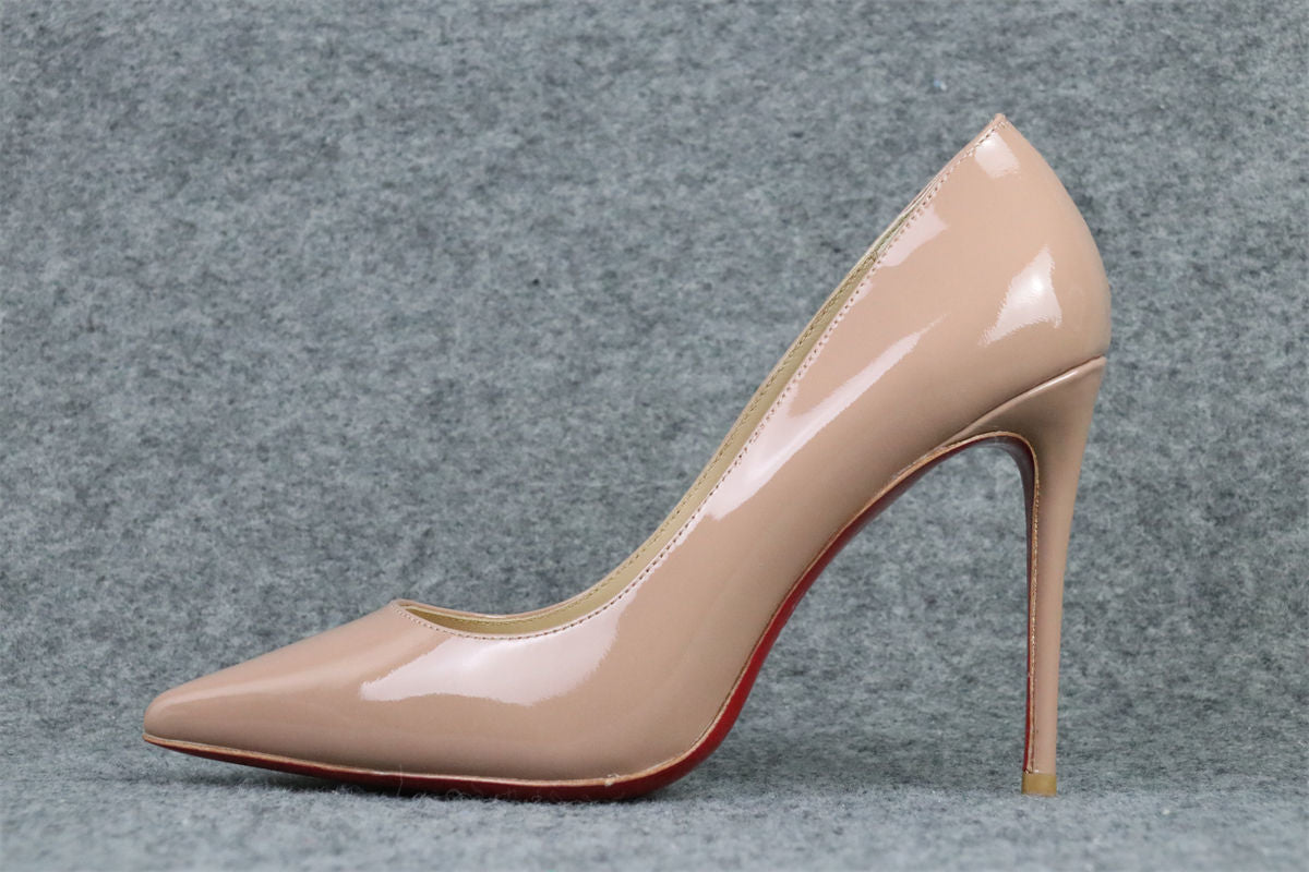 CL Kate Pump Patent Leather 'Nude'