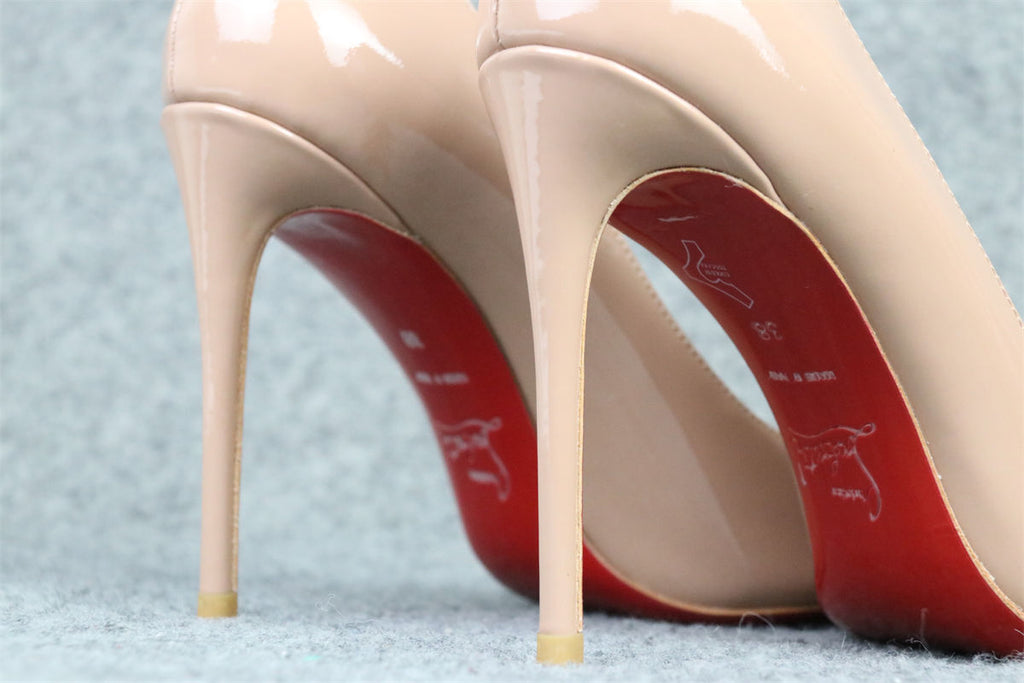 CL Kate Pump Patent Leather 'Nude'