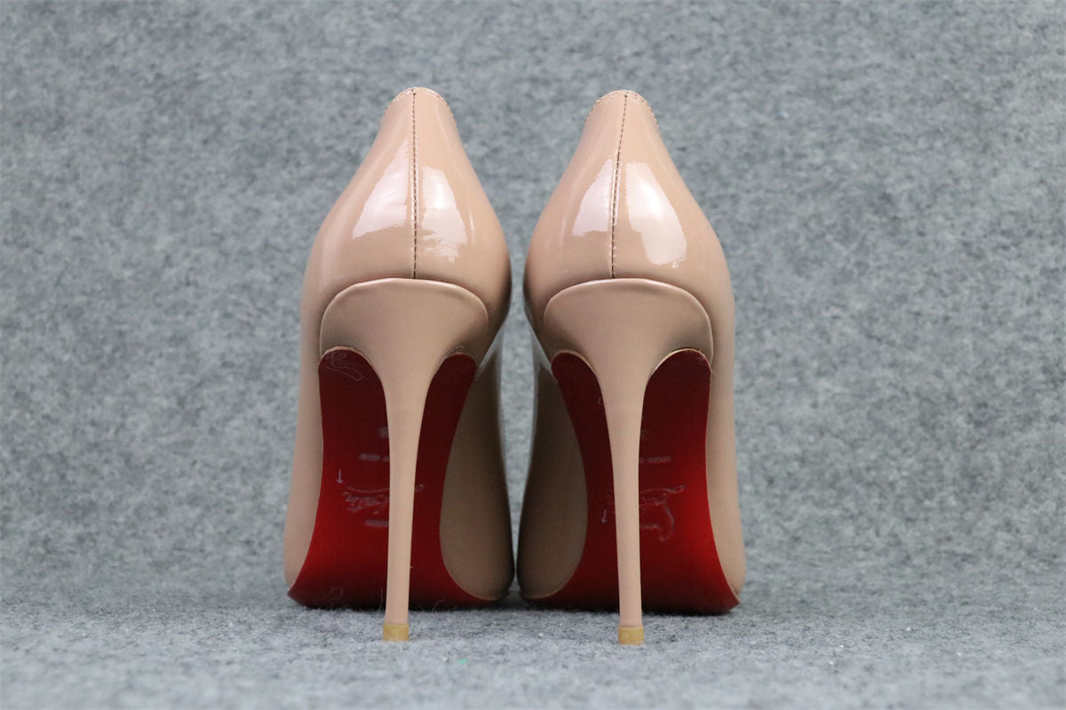 CL Kate Pump Patent Leather 'Nude'