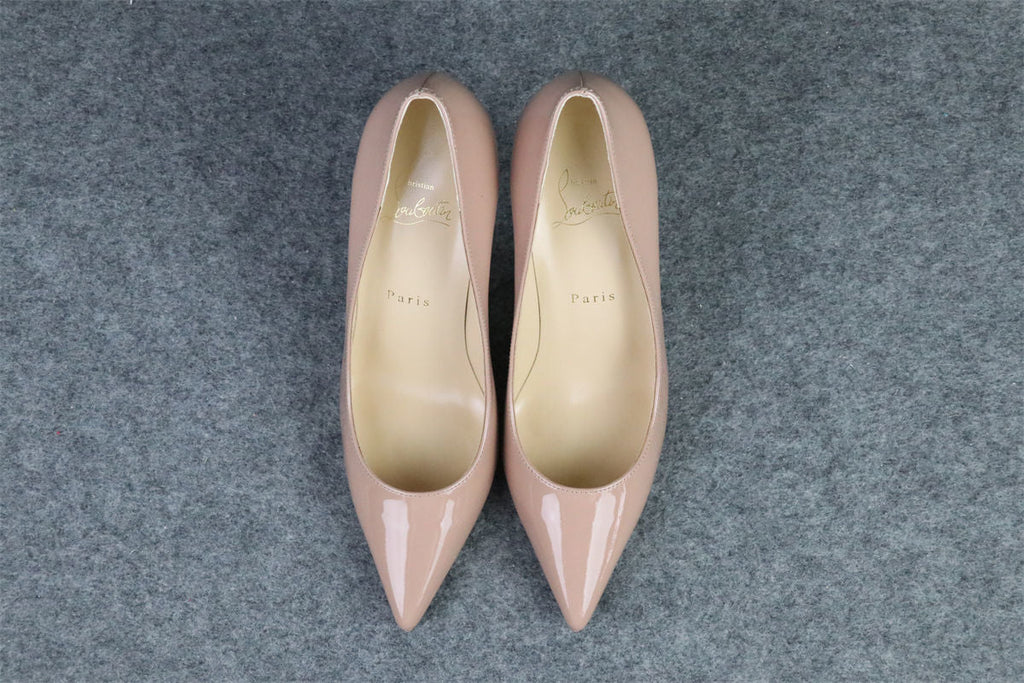 CL Kate Pump Patent Leather 'Nude'