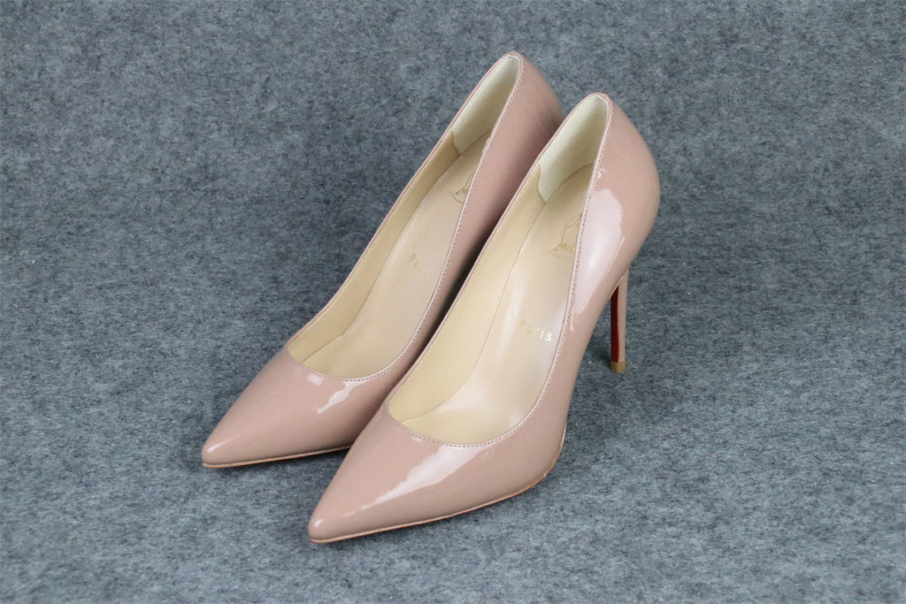 CL Kate Pump Patent Leather 'Nude'
