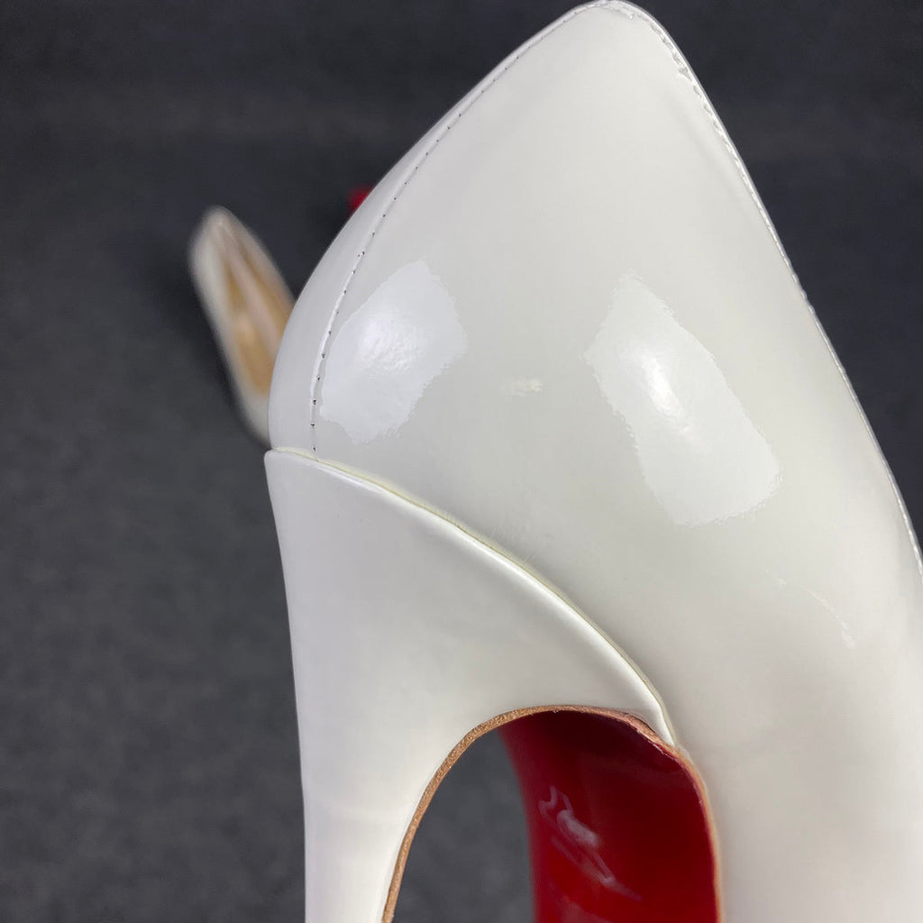 CL So Kate Pump  'White' Patent Leather'