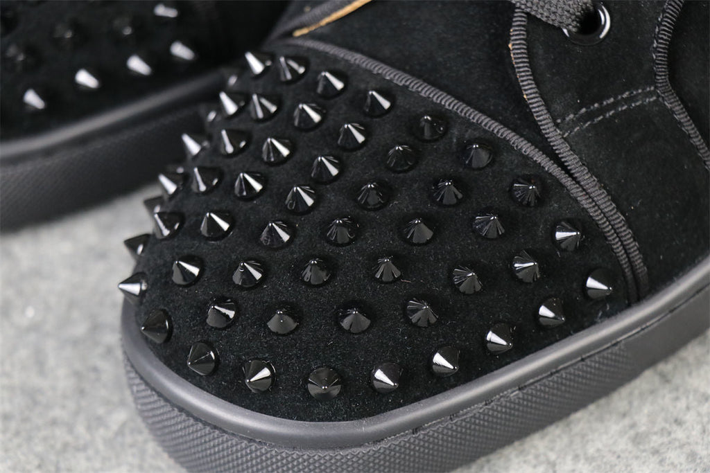CL Lou Spikes Orlato High-Top 'Black Suede'