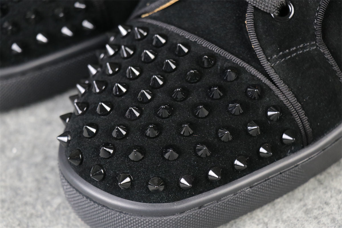CL Lou Spikes Orlato High-Top 'Black Suede'