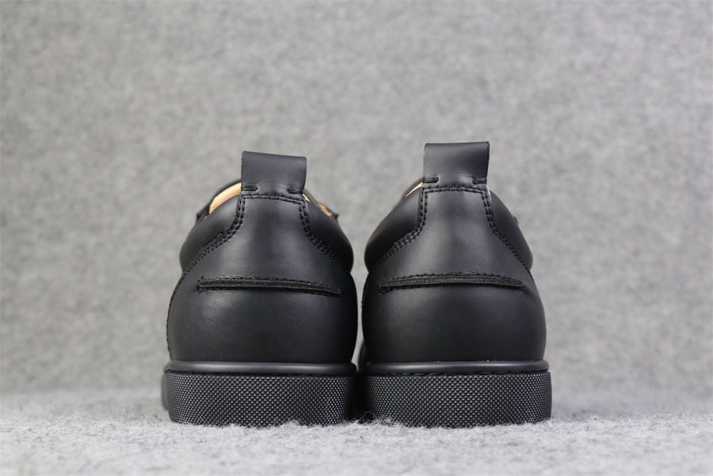 CL Louis Junior Low-Top Sneaker “Black Calfskin”