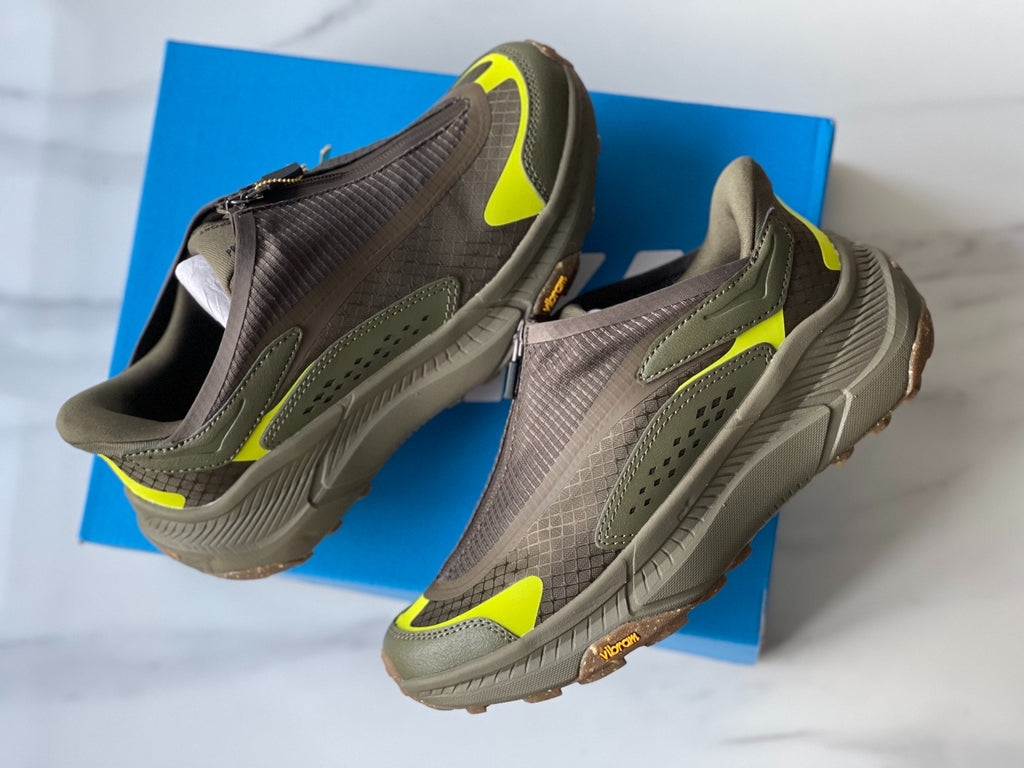 Hoka Project Transport Zip Sneaker Army Green