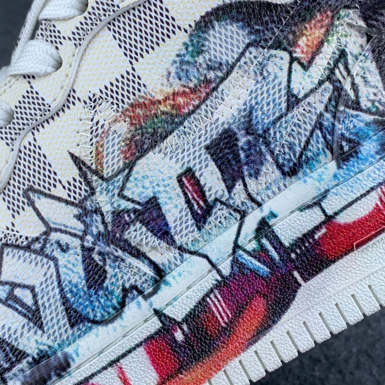 LV x Air Force 1 Mid 'Graffiti'