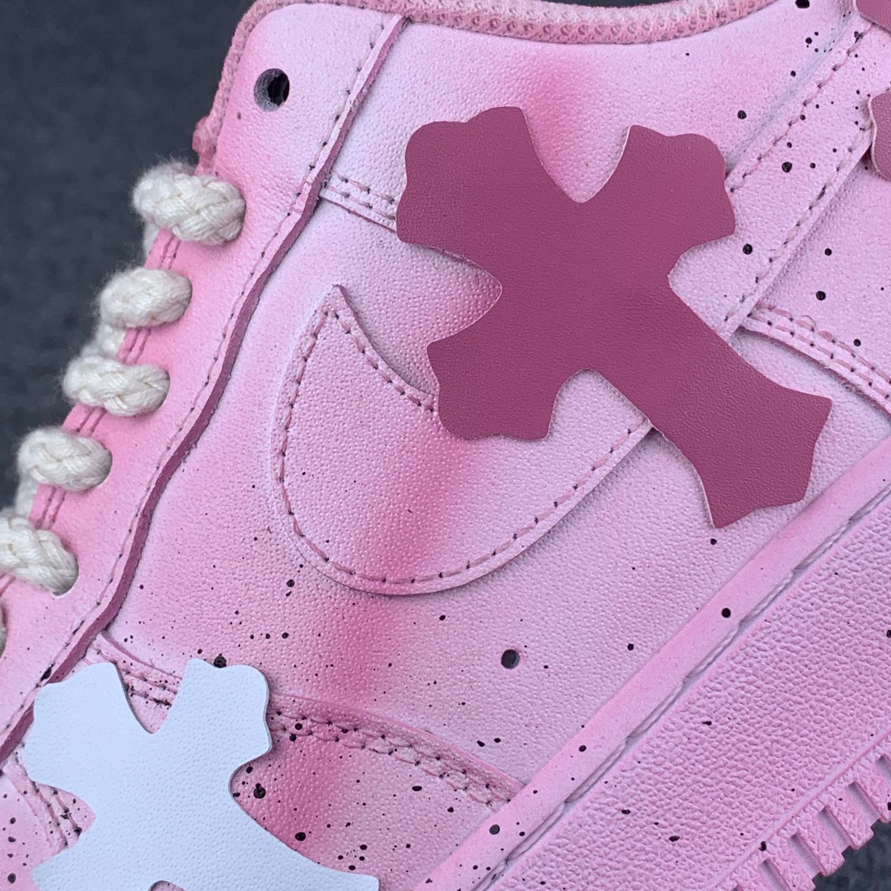 (Custom) Chrome Hearts x Air Force 1 'Barbie Pink'
