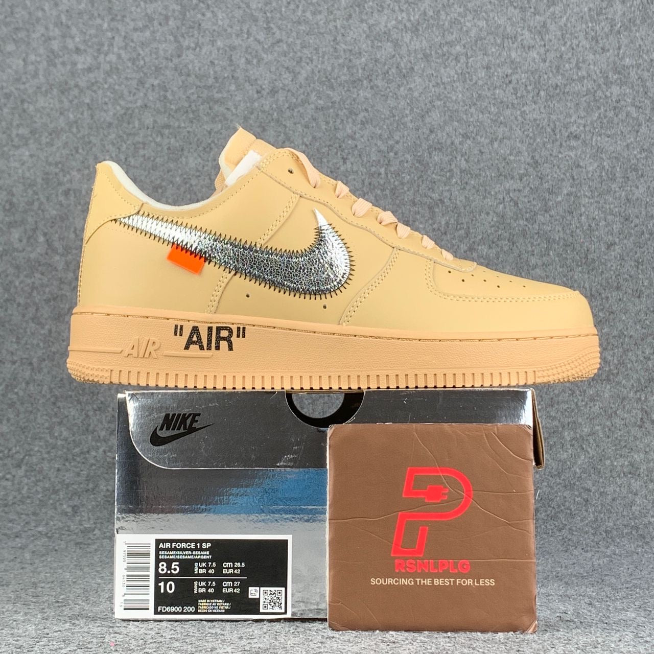 (Early Look) Off-White x Air Force 1 Low SP 'Sesame