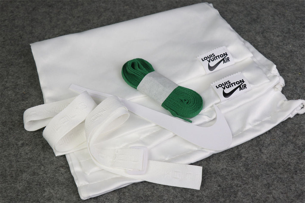 LV x Nike Air Force 1 Low 'White Gym Green'