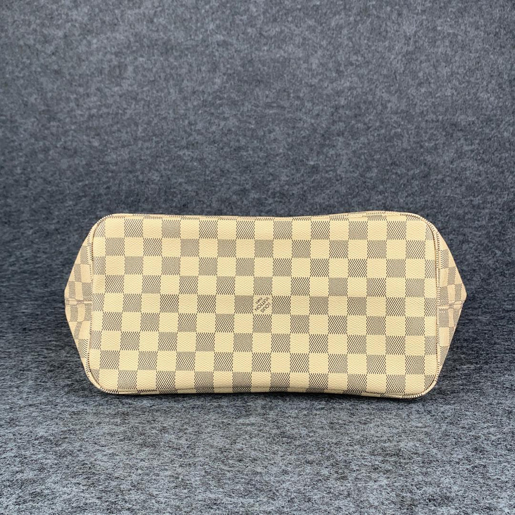 NEVERFULL DAMIER AZUR MM ROSE BALLERINE LINING