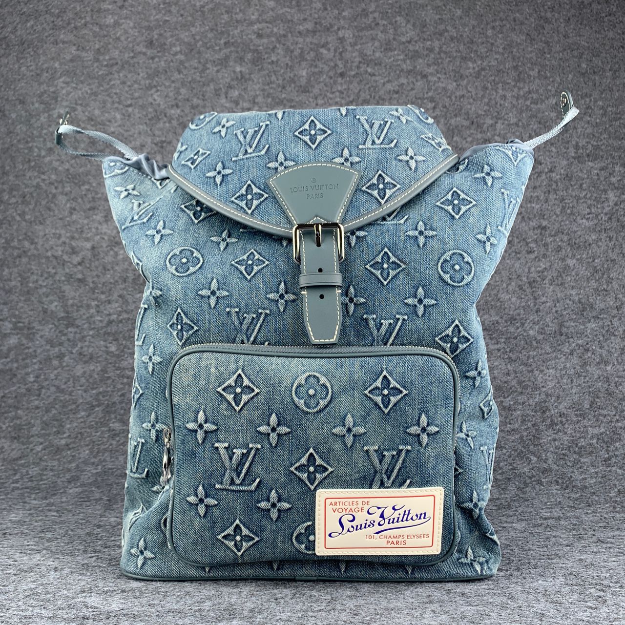 LV BACKPACK DENIM JACQUARD 'BLUE'