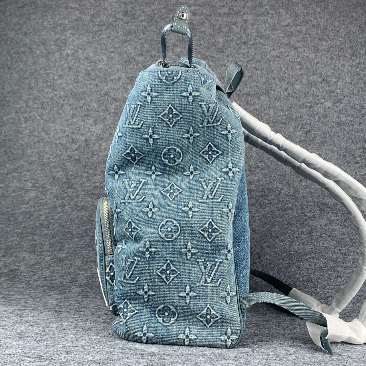 LV BACKPACK DENIM JACQUARD 'BLUE'