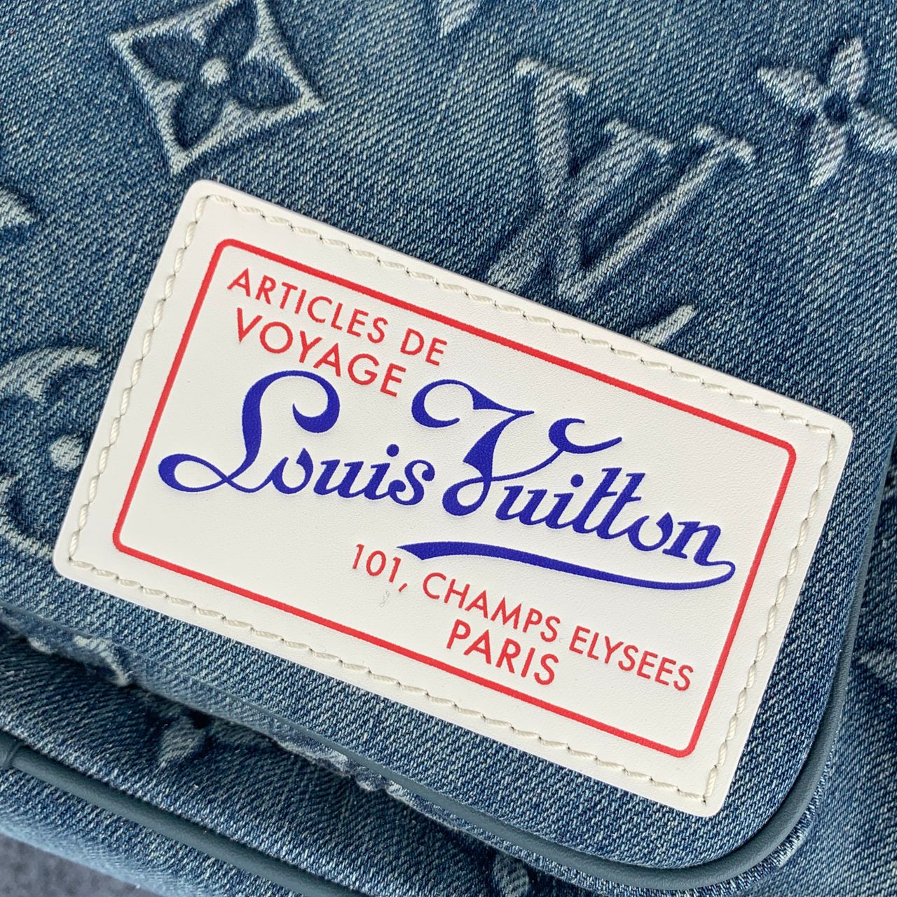 LV BACKPACK DENIM JACQUARD 'BLUE'
