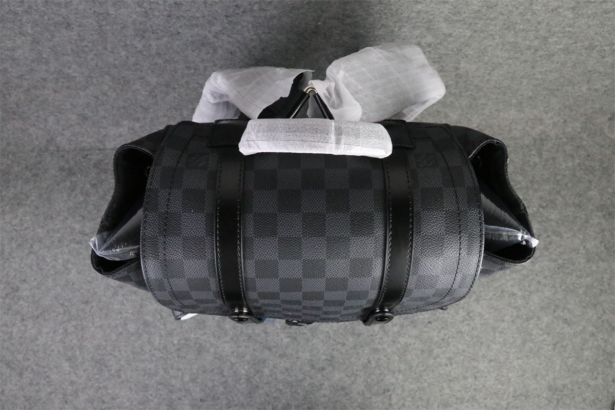 LV CHRISTOPHER DAMIER GRAPHITE PM 'Grey/BLACK'