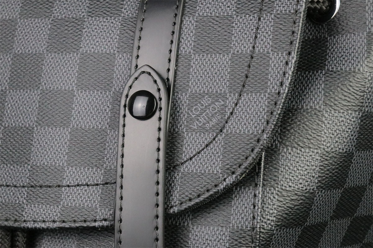 LV CHRISTOPHER DAMIER GRAPHITE PM 'Grey/BLACK'
