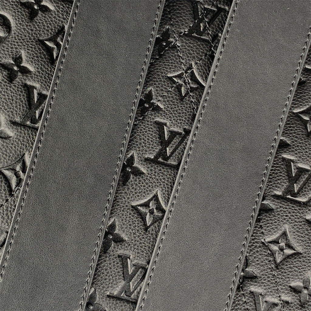 LV Black & Orange Taurillon Leather Monogram Christopher Backpack