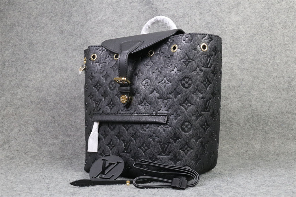 LV BACKPACK MONTSOURIS EMPREINTE BLACK