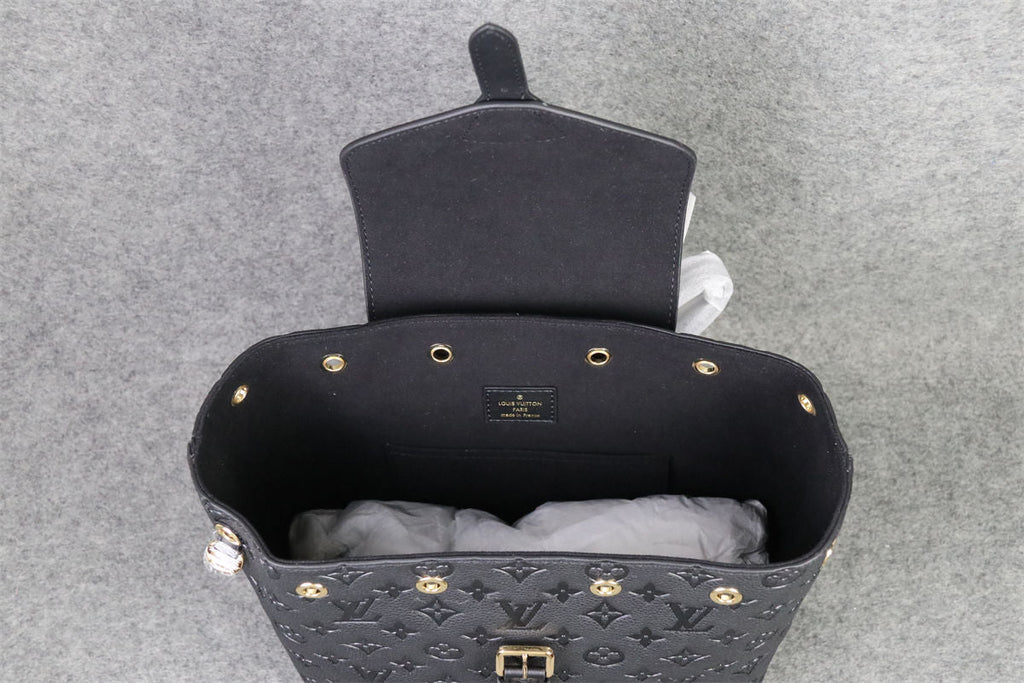 LV BACKPACK MONTSOURIS EMPREINTE BLACK