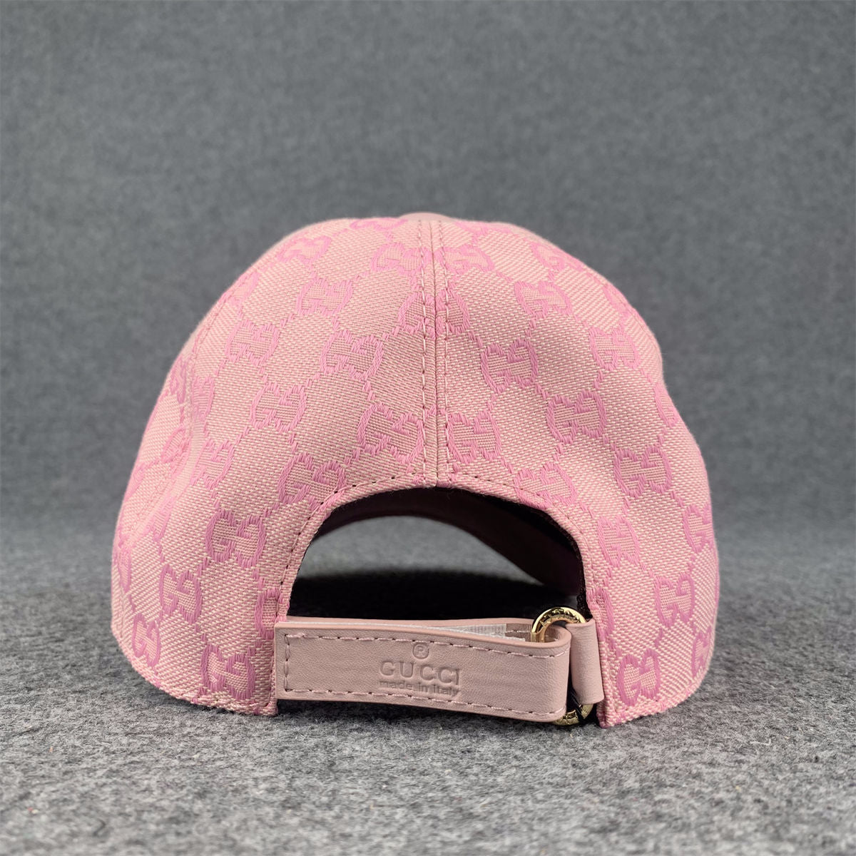 Gucci GG Canvas Baseball Cap/Hat 'Pink'