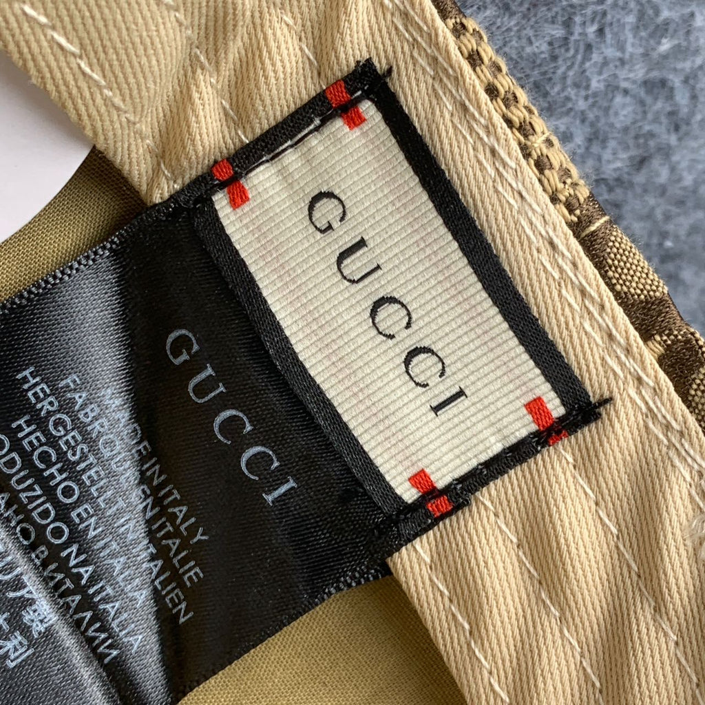 Gucci Jumbo GG Canvas Baseball Hat 'Camel/Ebony'