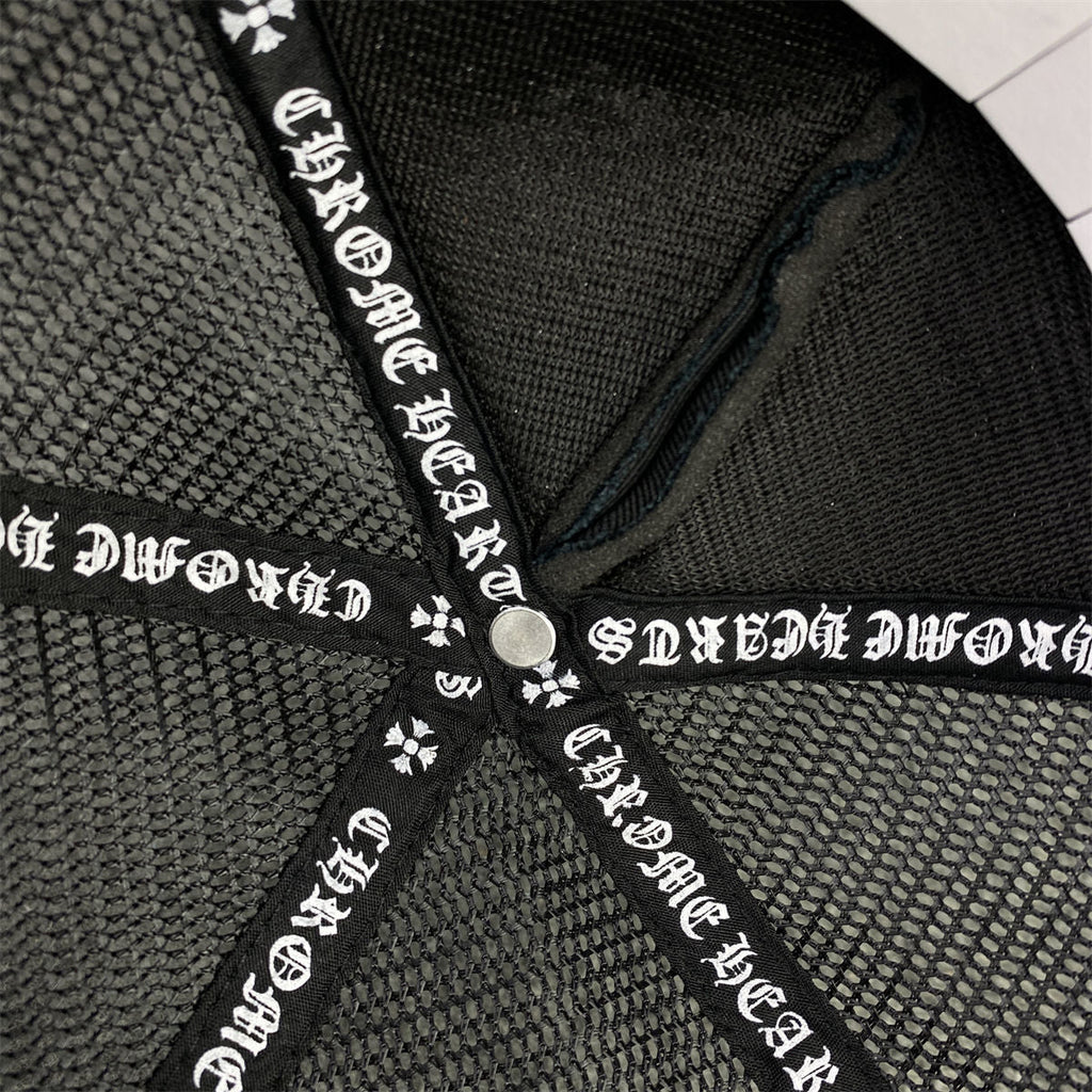 Chrome Hearts CH Hollywood Trucker Hat 'Black'
