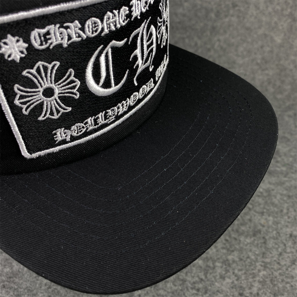 Chrome Hearts CH Hollywood Trucker Hat 'Black'