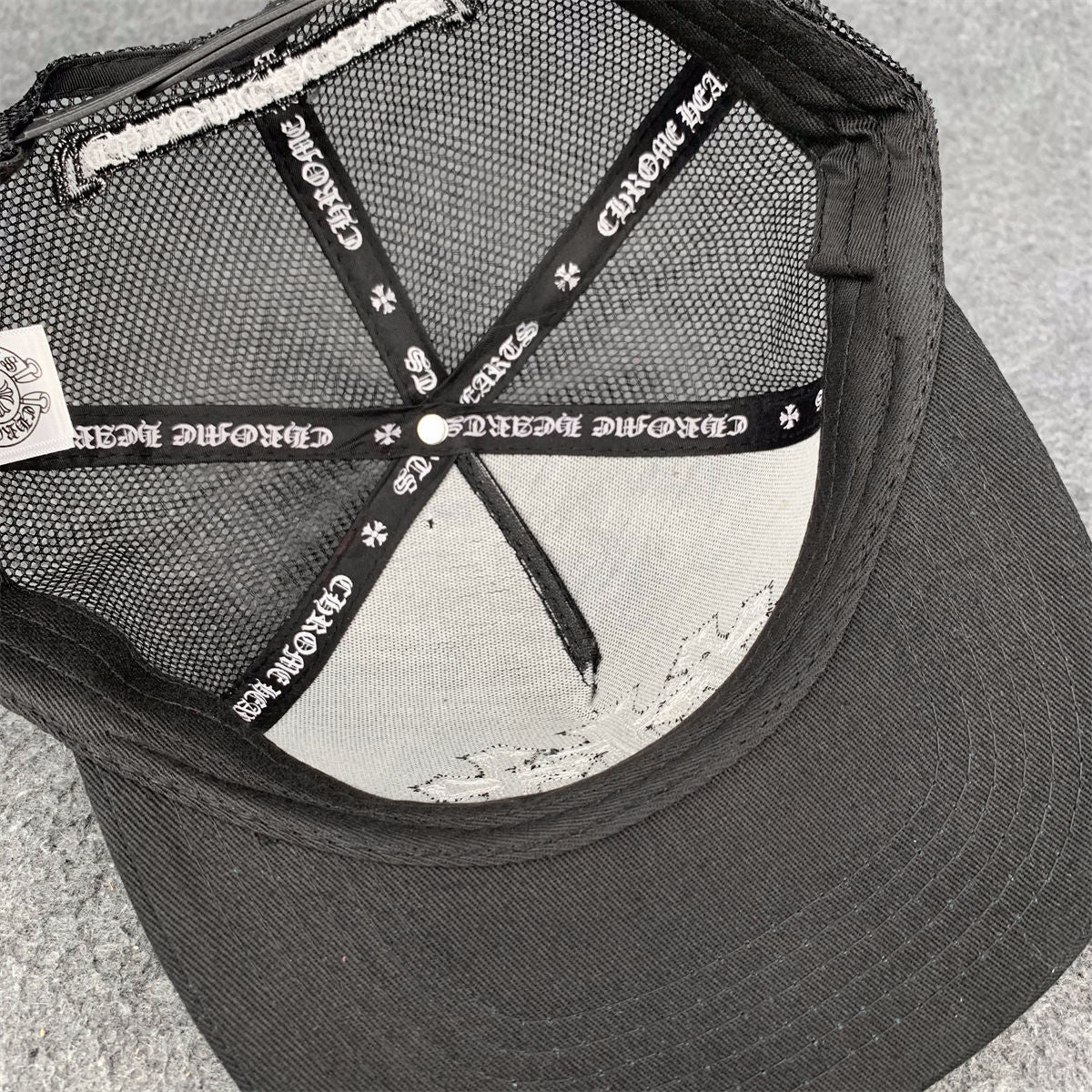 Chrome Hearts Cemetery Trucker Hat 'Black'