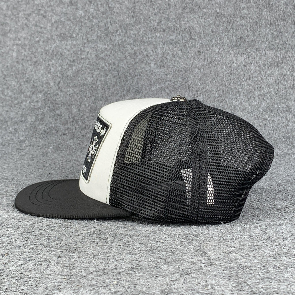 Chrome Hearts Chomper Hollywood Trucker Hat 'Black/White'