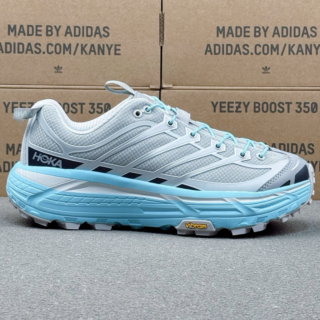 Hoka Mafate Three2 Gray | Light blue
