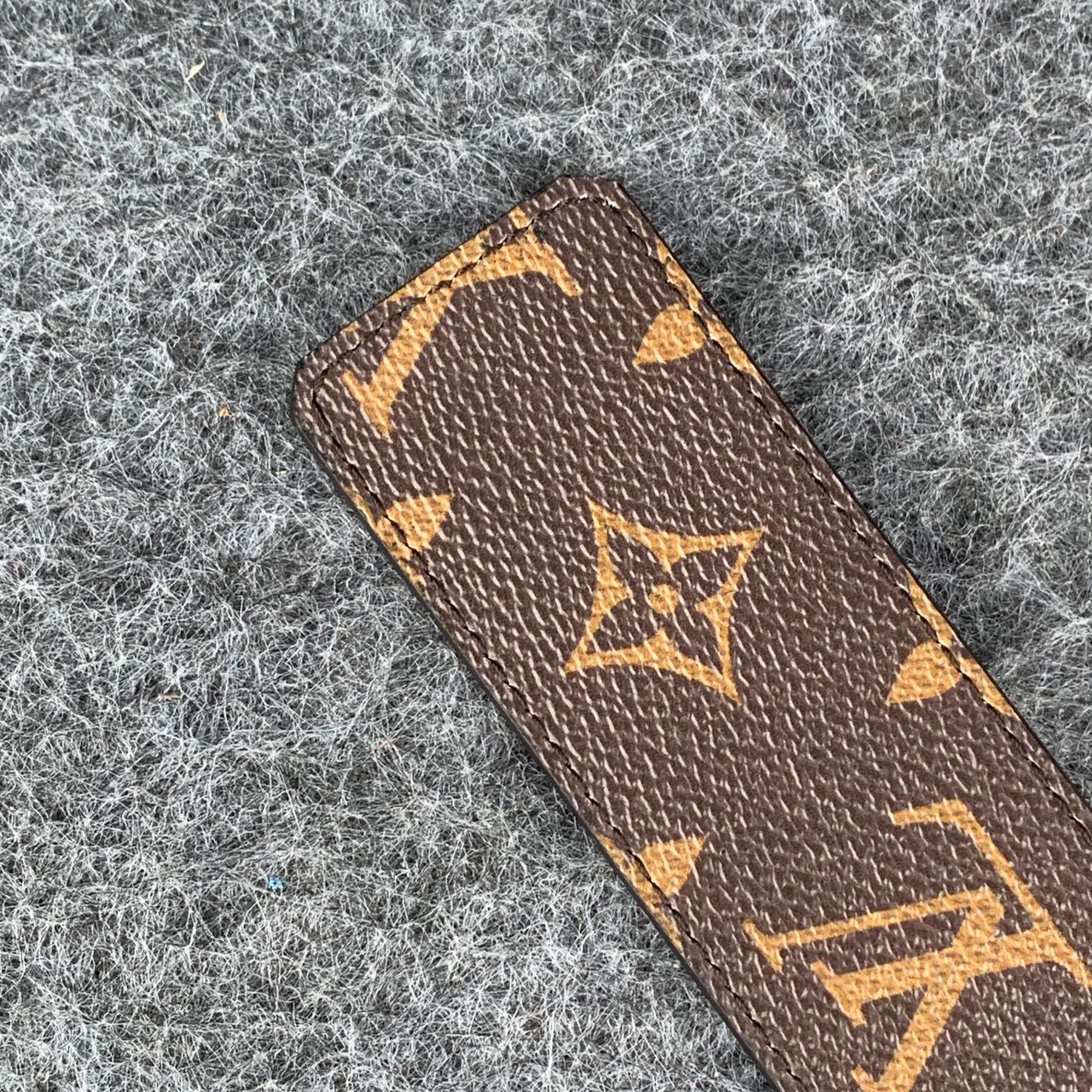 LV Initiales 40mm Belt Monogram Logo Story 'Brown'